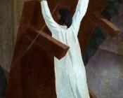 斯坦利 斯宾塞 : Christ Overturning the Money Changers - Table